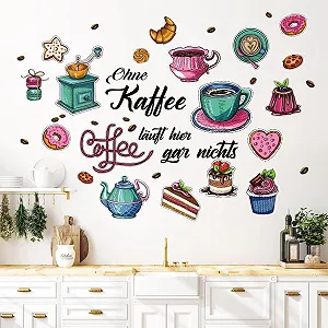 Наклейки на стену Набор 38 шт. Кухня Кофе 70 x 40 см - Фото 1