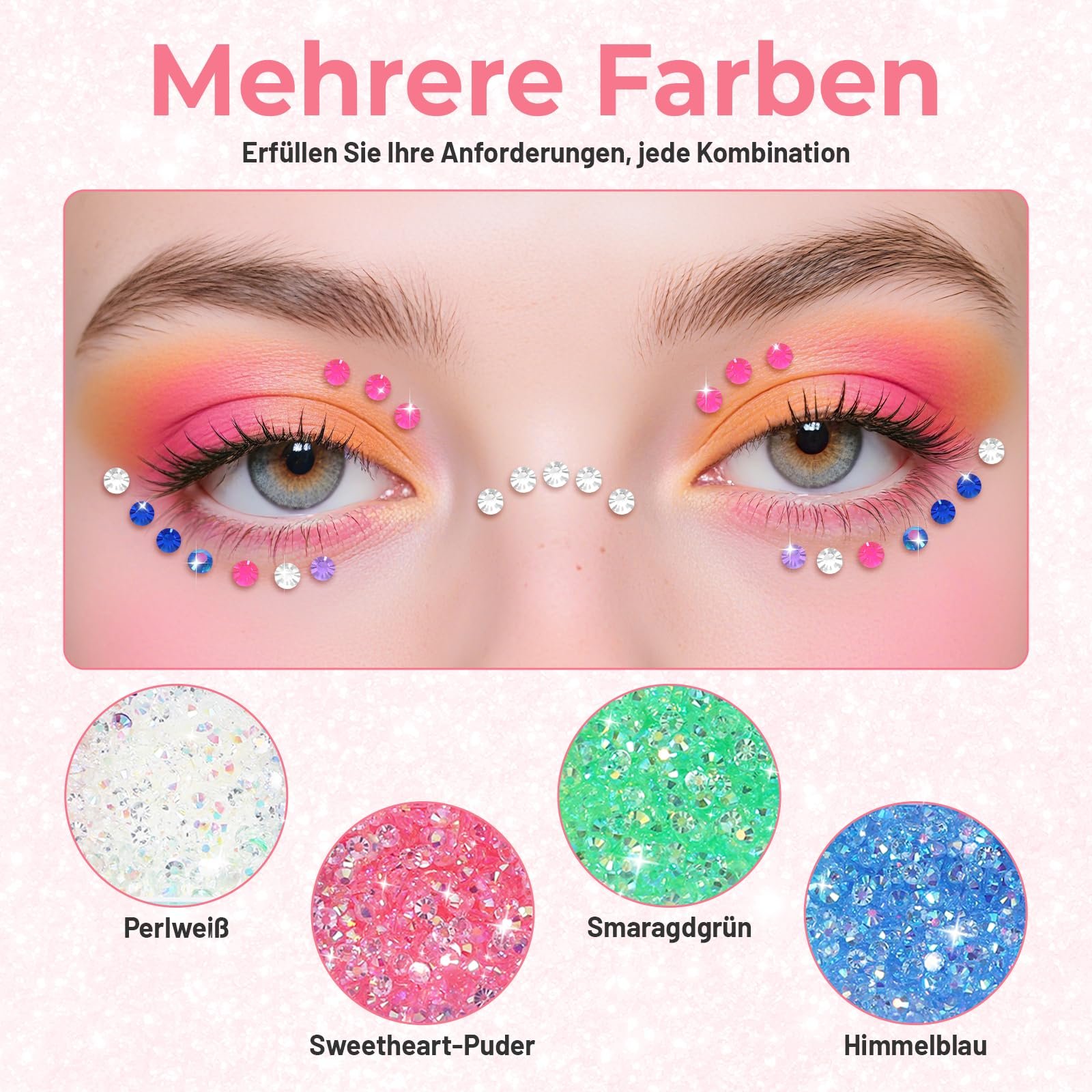 Блискітки-самоцвіти 5 мм, 15 кольорів, плоскі кристалічні стрази з смоли з пінцетом, нігтів, фото №2 Блискітки-самоцвіти 5 мм, 15 кольорів, плоскі кристалічні стрази з смоли з пінцетом, нігтів, фото №2