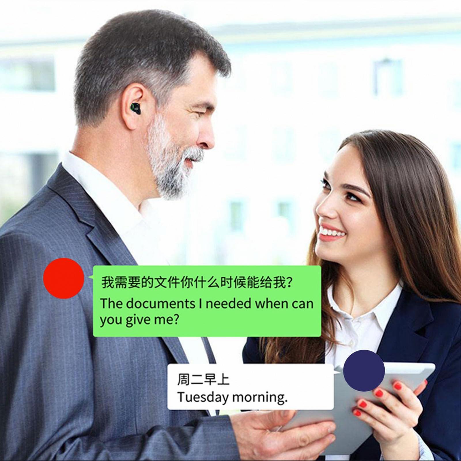 Навушники-перекладачі Чорний, фото №3 Навушники-перекладачі Чорний, фото №3