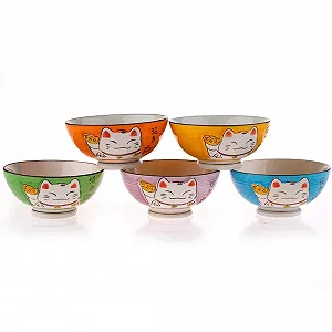 Миска Lachineuse Японский набор с Maneki Neko Katz synthetic.ua - Фото 1