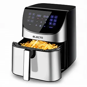 Мультипіч ELECTO AIRCRISP 8 л 2000 Вт 14 програм Silver - Фото 1