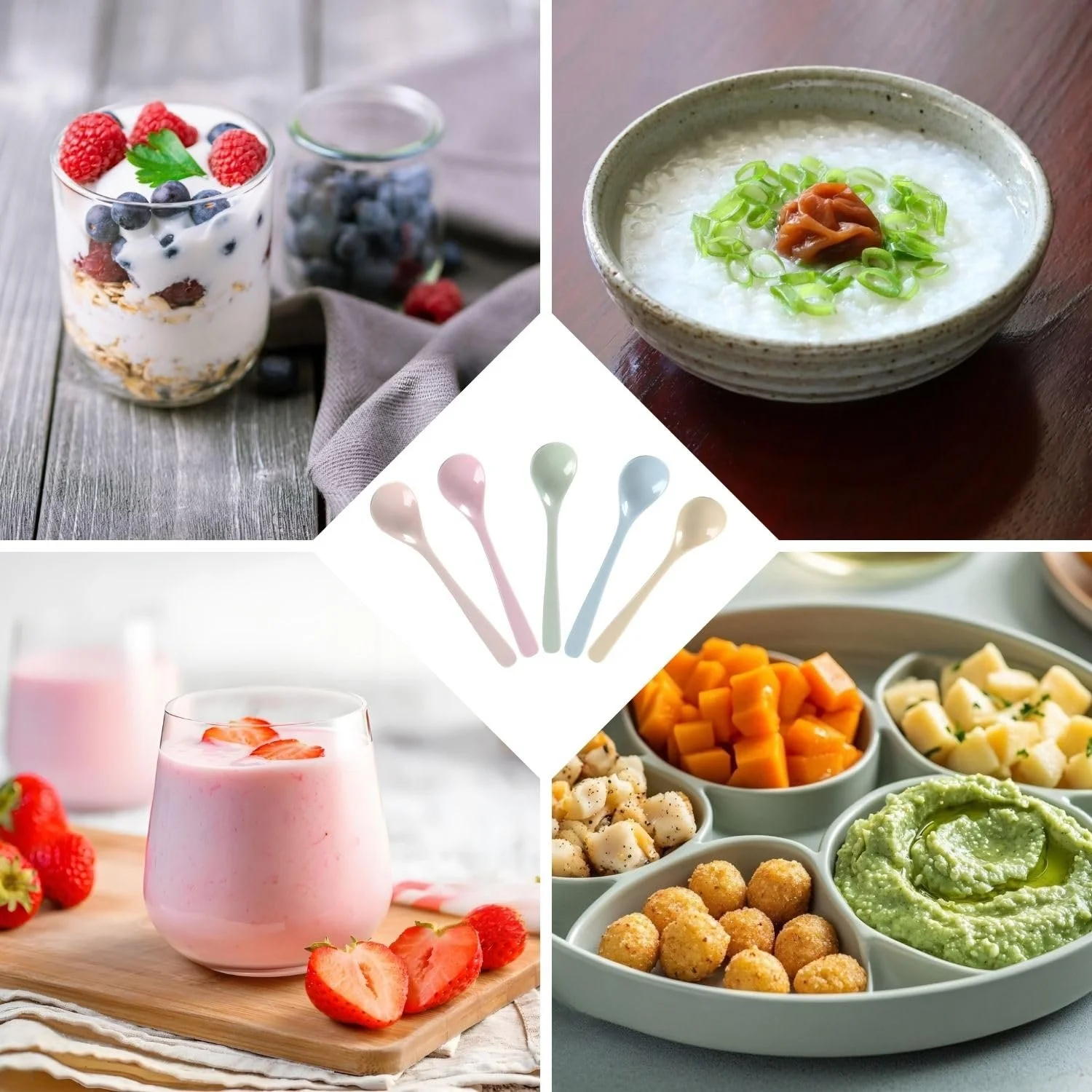 Ложки Пластикові 5 шт Кольорові, фото №6