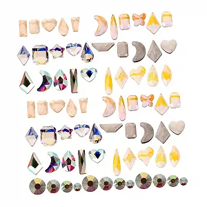 Украшения для ногтей Нерегулярные стразы для ногтей Большая упаковка для украшений для маникюра - Фото 1