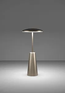 Світлодіодна вулична настільна лампа EGLO Piccola сенсорна димована з регулюванням кольору IP54 бронзова металева пластикова synthetic.ua - Фото 1