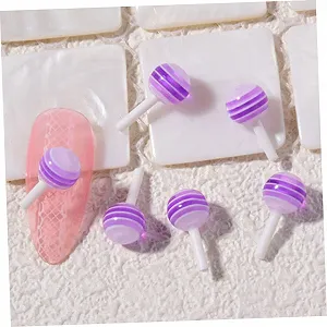 Украшения для ногтей Тип леденец Healeved 250 шт. смола, разноцветные, шармы для маникюра synthetic.ua - Фото 1