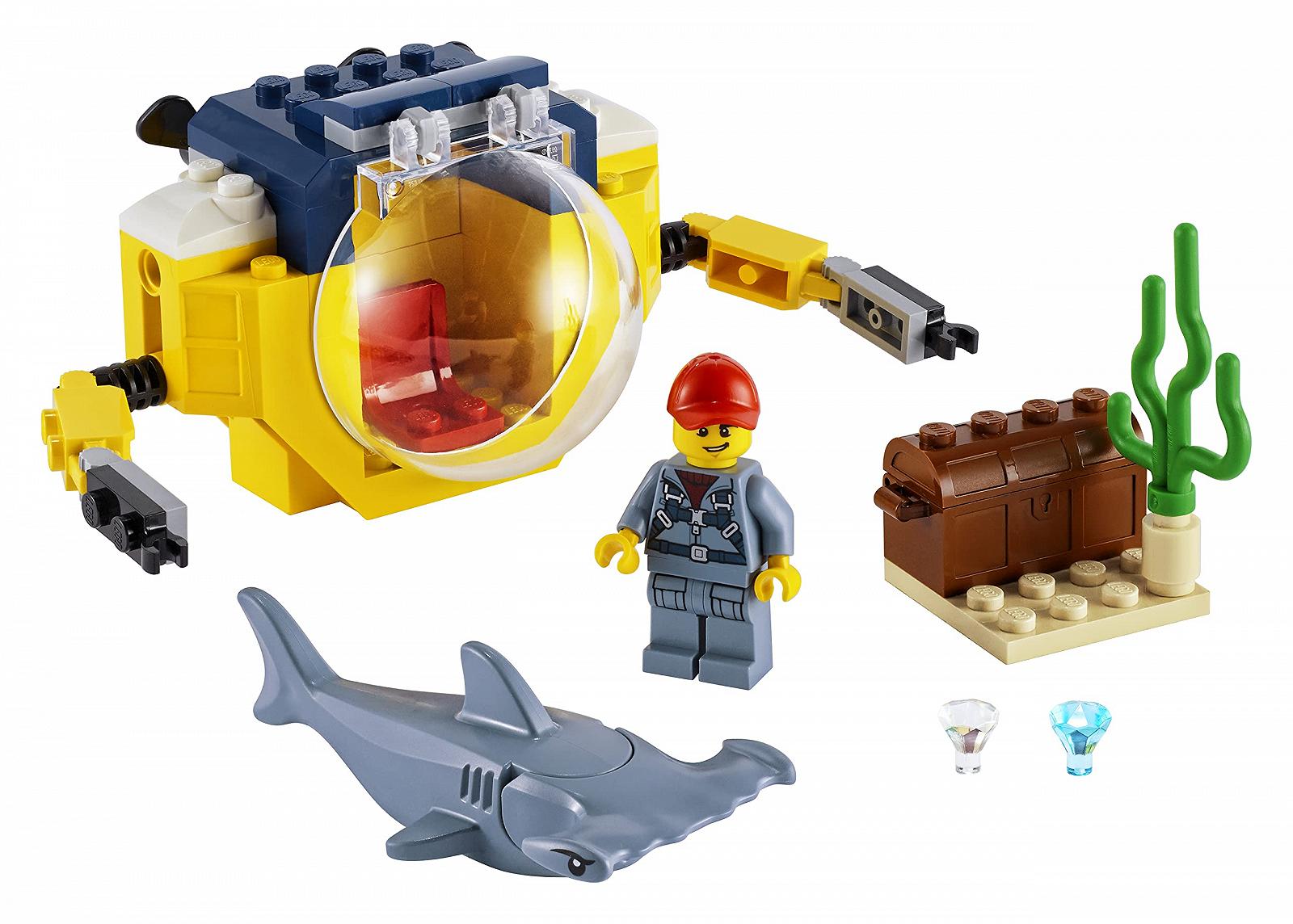 Набор Lego City 60263 мини-субмарина исследователь моря для подводных приключений для детей от 4 лет, фото №3