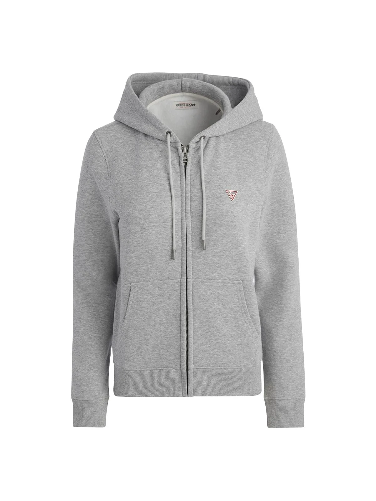Кофта з капюшоном Guess REG MINI TRI Sweat сіра, фото №5