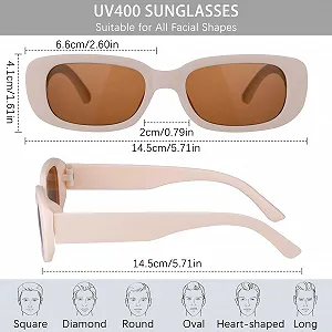 Набір сонцезахисних окулярів ретро для жінок (5 шт.), UV 400 захист synthetic.ua - Фото 1