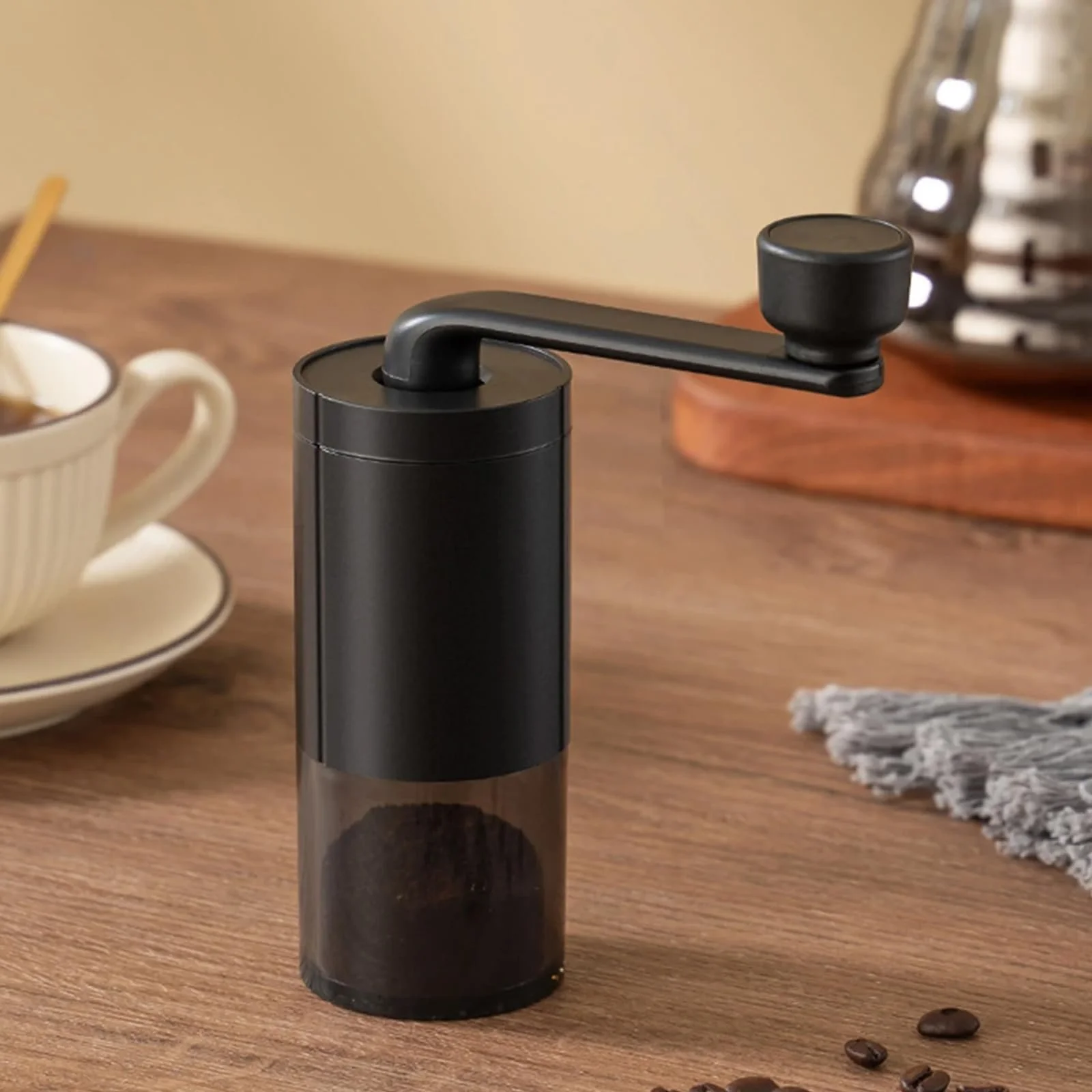 Ручна кавомолка Ефективна кавомолка Подрібнювач Підходить для дому та подорожей Тиха, фото №3