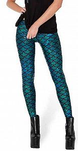 Леггинсы Aventy Эластичные Sexy Mermaid Fish Scale - Фото 1