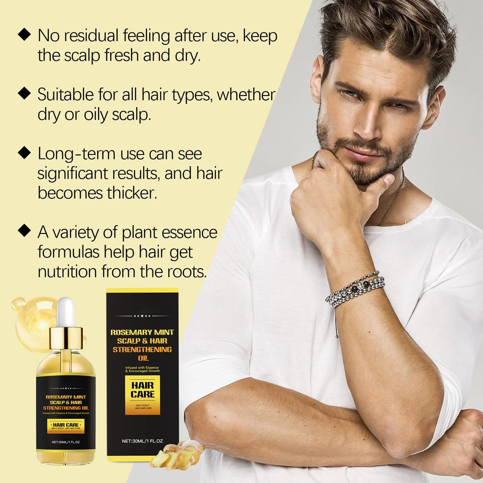 Олія Розмарину для Росту Волосся, 2 Штуки, фото №3