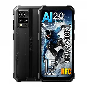Смартфон Blackview BV4800SE 12GB + 64GB 6.56 дюймів HD+ 16MP 5110 мАг IP68 4G 5G WiFi NFC - Фото 1