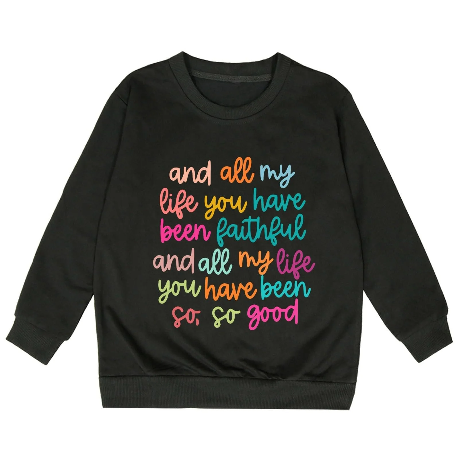 Пуловер для мальчиков, детский мягкий свитшот с длинными рукавами и графическим рисунком, милый детский пуловер с круглым вырезом, одежда для девочек, фото №2