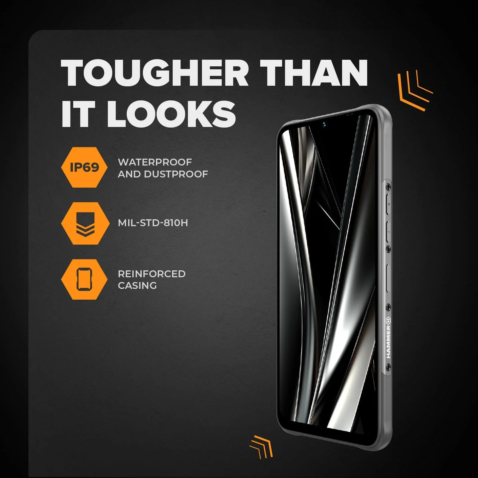Смартфон Hammer Blade Va 5G IP69 6000 mAh 6,56" 8GB RAM 128GB Android 14, фото №2