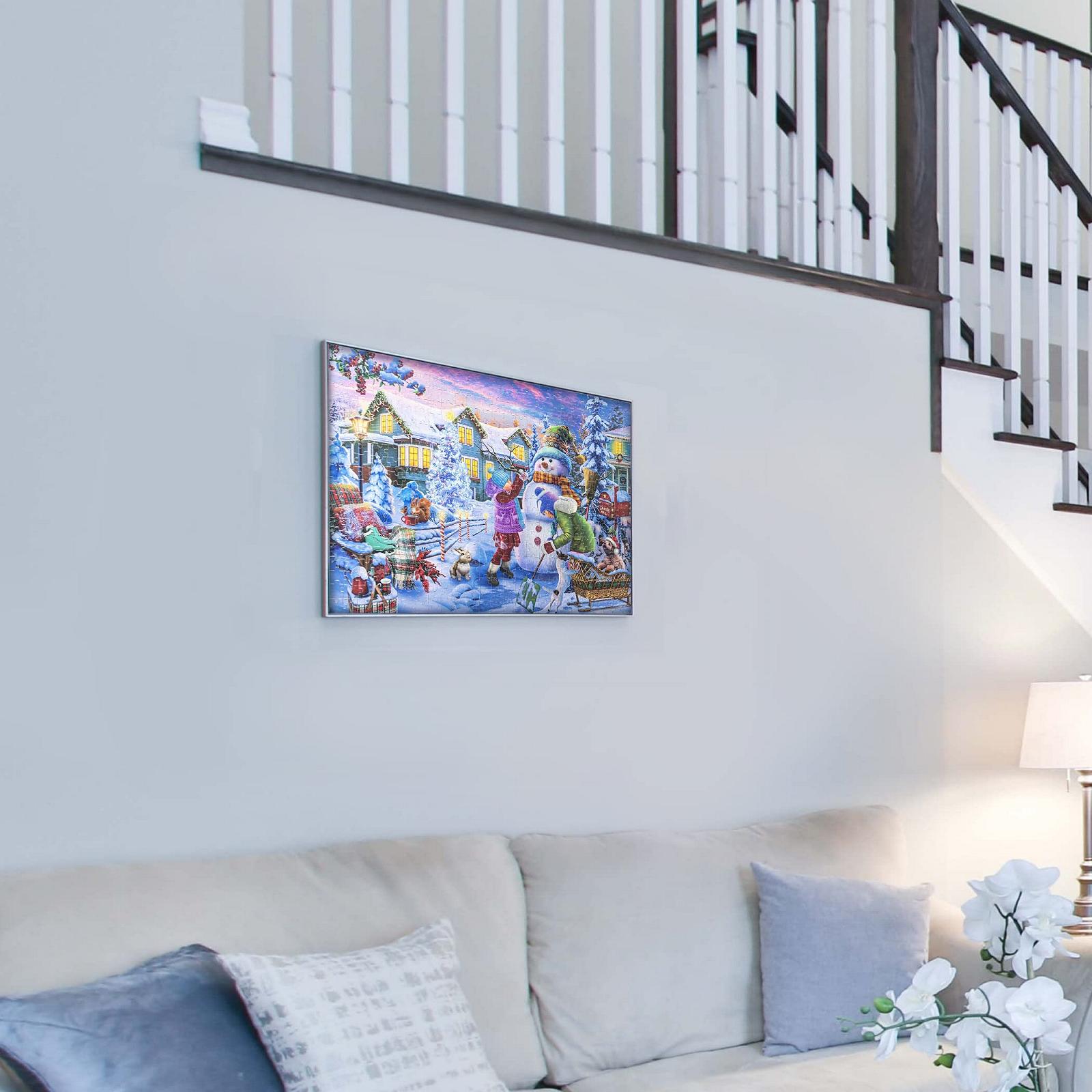 Пазл Tektalk 500 деталей Дерев'яний Snowman Stacking, фото №5 Пазл Tektalk 500 деталей Дерев'яний Snowman Stacking, фото №5