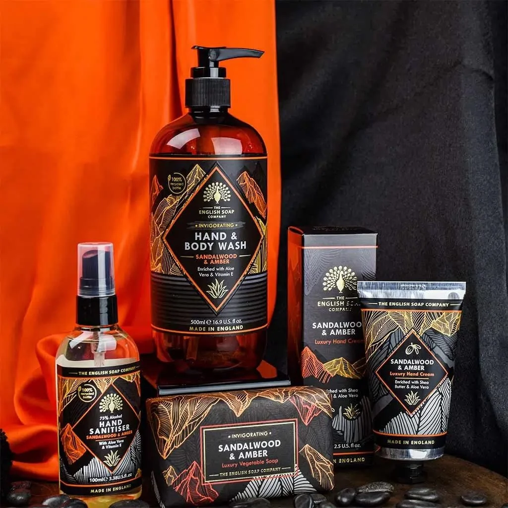 Крем для рук The English Soap Company Radiant Collection Sandalwood and Amber 75мл, фото №3