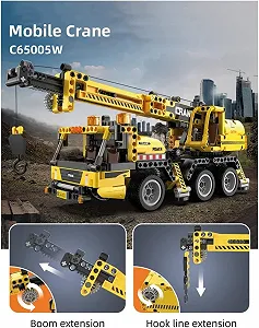 Конструктор Кран-Вантажівка Tirff Technik C65005W, 658 будівельних блоків synthetic.ua - Фото 1