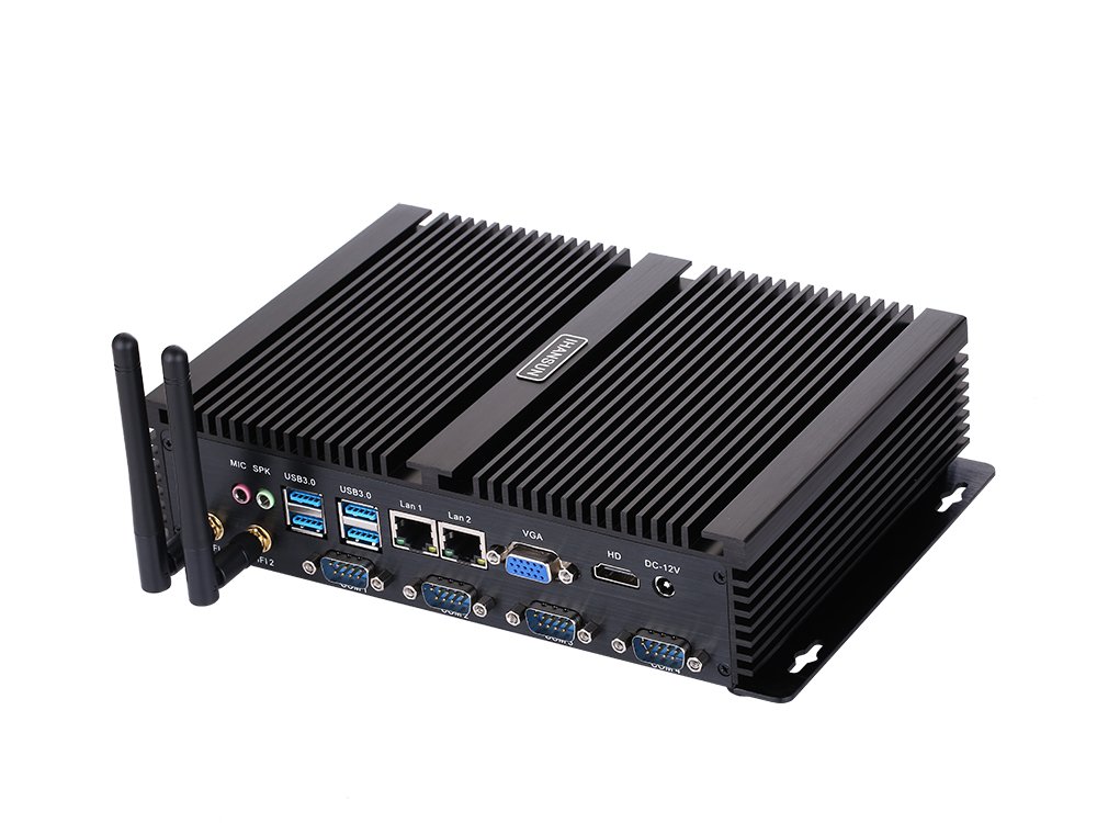 Мини-компьютер HUNSN IM02 Intel Celeron 1037U Barebone, фото №1