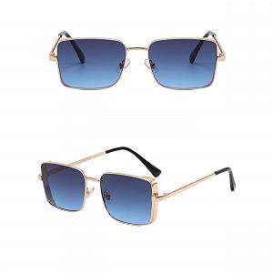 Сонцезахисні окуляри Прямокутні Класичні WDZAYXC Ретро Металева оправа synthetic.ua - Фото 1