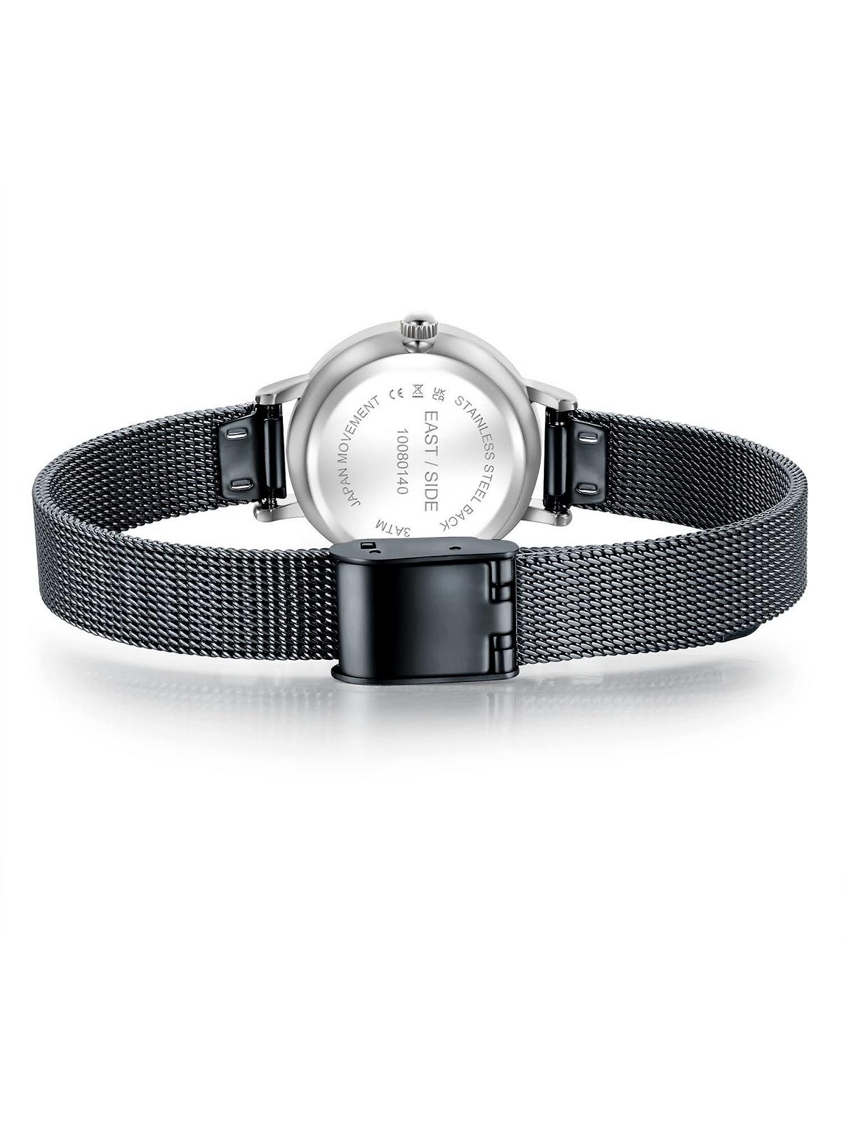 Женские часы Eastside 10080140 Аналоговый Кварцевый Механизм Браслет из нержавеющей стали Синий, Без мотива, фото №5