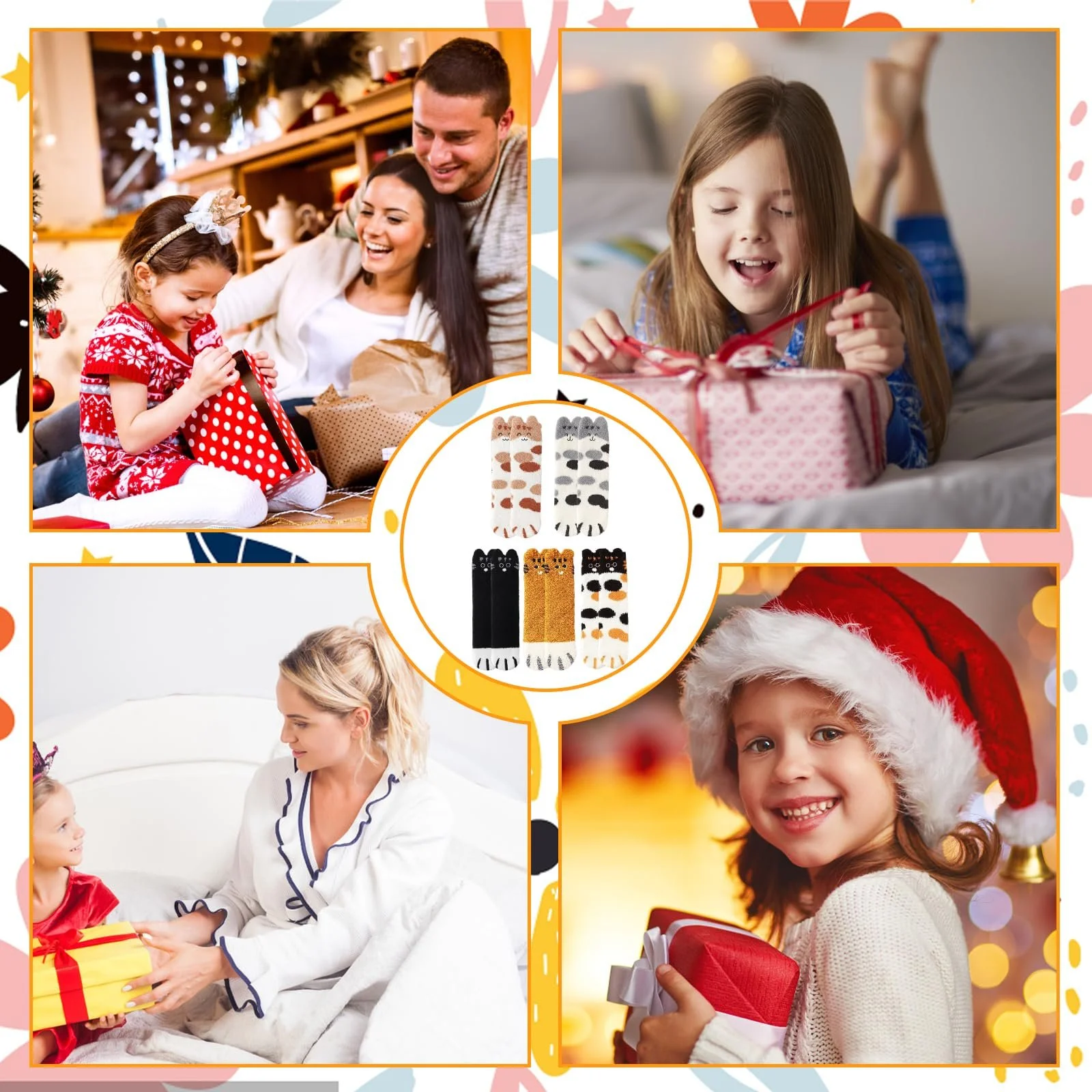 Носки с котами (5 пар), фото №7