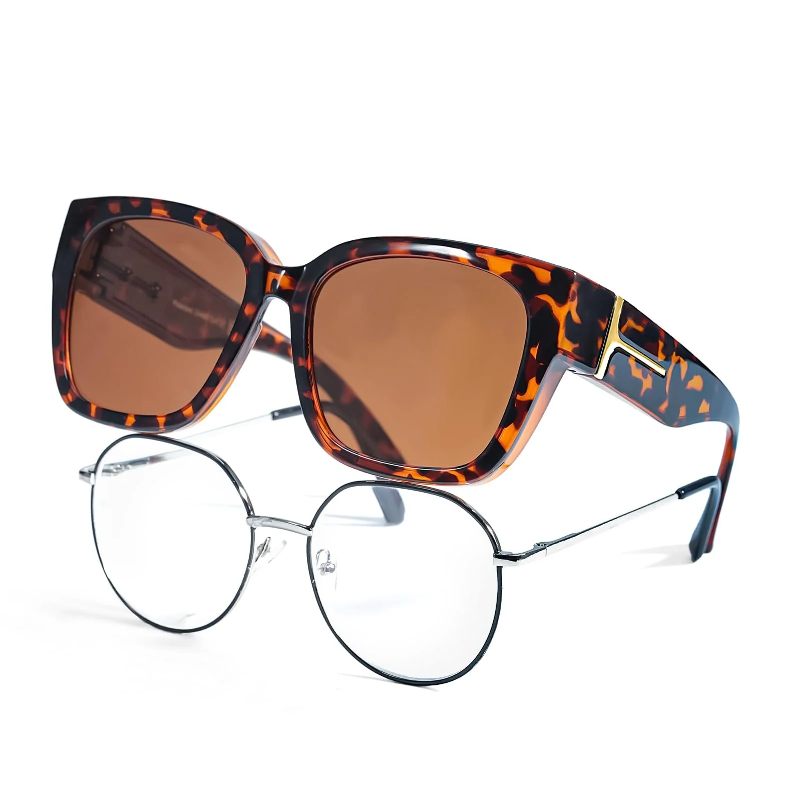 Накладные очки LVIOE для женщин, поляризованные, модные линзы, защита UV400, идеальные для ежедневного использования., фото №1