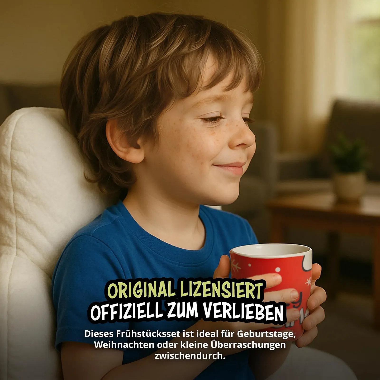 Набор для завтрака United Labels Grinch Merry Grinchmas, 3 предмета, красный, фарфоровый, фото №6 Набор для завтрака United Labels Grinch Merry Grinchmas, 3 предмета, красный, фарфоровый, фото №6