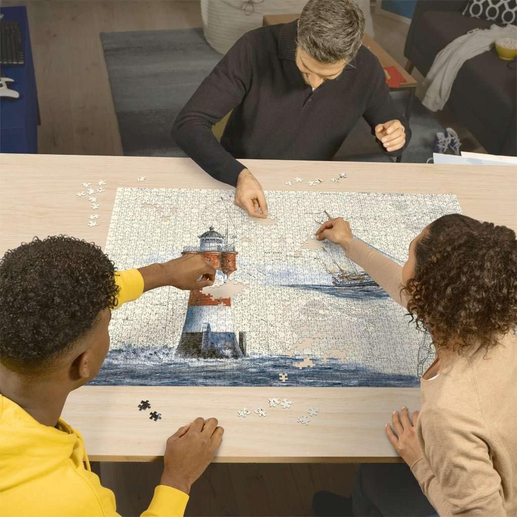 Пазл Ravensburger Romantic Lighthouse 12000804 2000 деталей 14+, фото №3 Пазл Ravensburger Romantic Lighthouse 12000804 2000 деталей 14+, фото №3