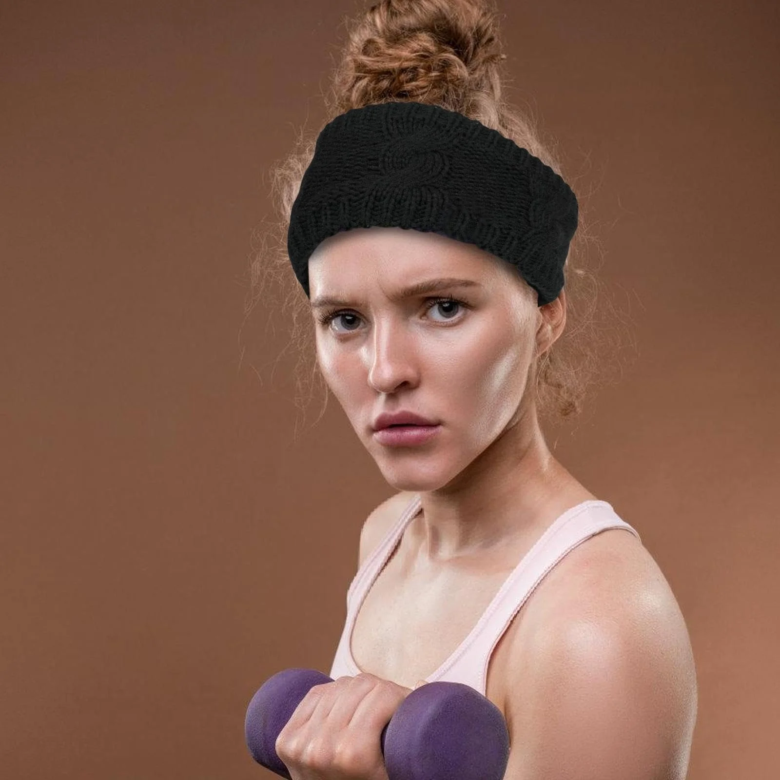 Набір з оксамитових пов'язок на голову, фото №4