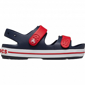 Сандалии CROCS Crocband Cruiser Sandal T Sdt 209424-4OT Темно-синий/Varsity Red, размер 28 - Фото 1