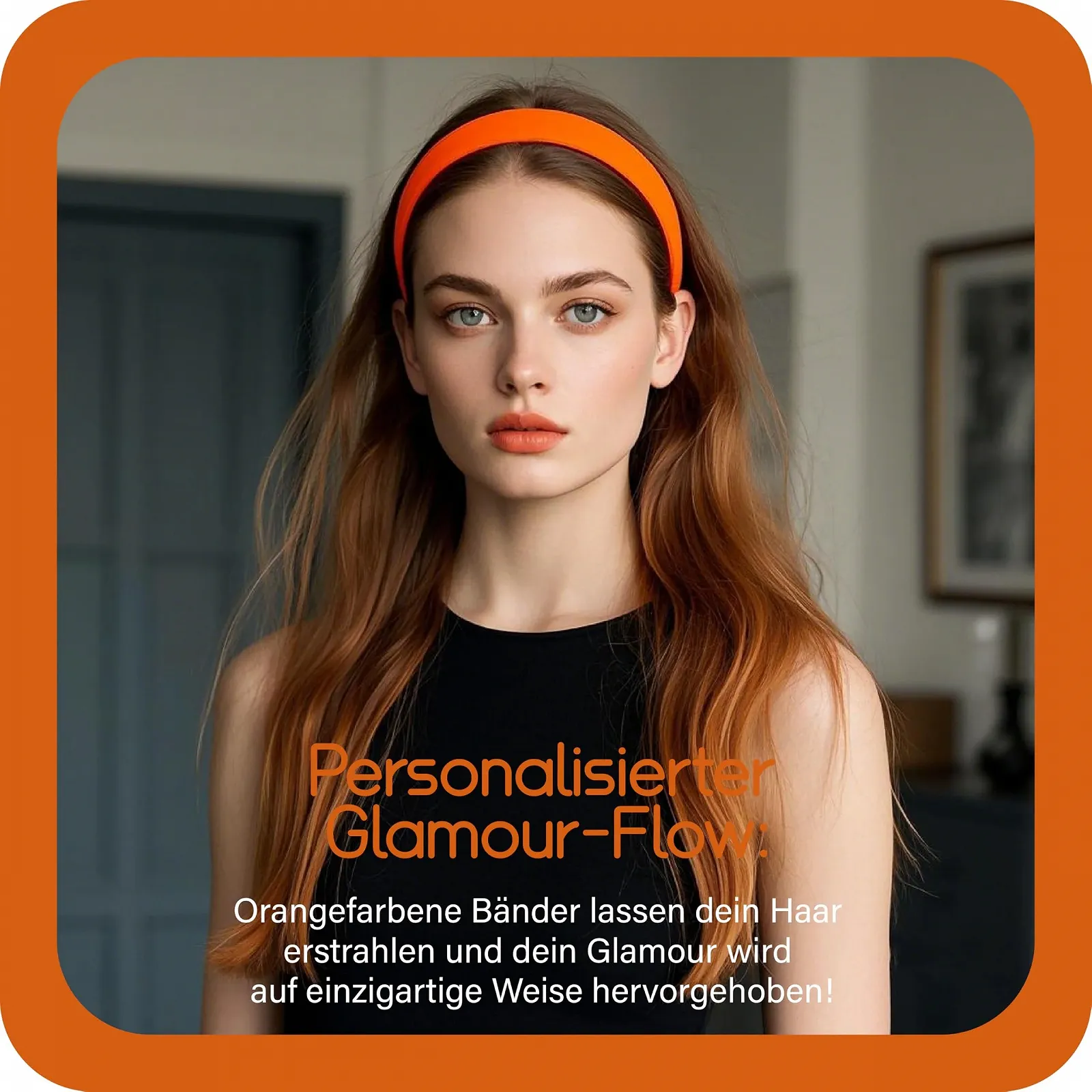 Обруч на Голову Помаранчева Аксесуар для Волосся, фото №6