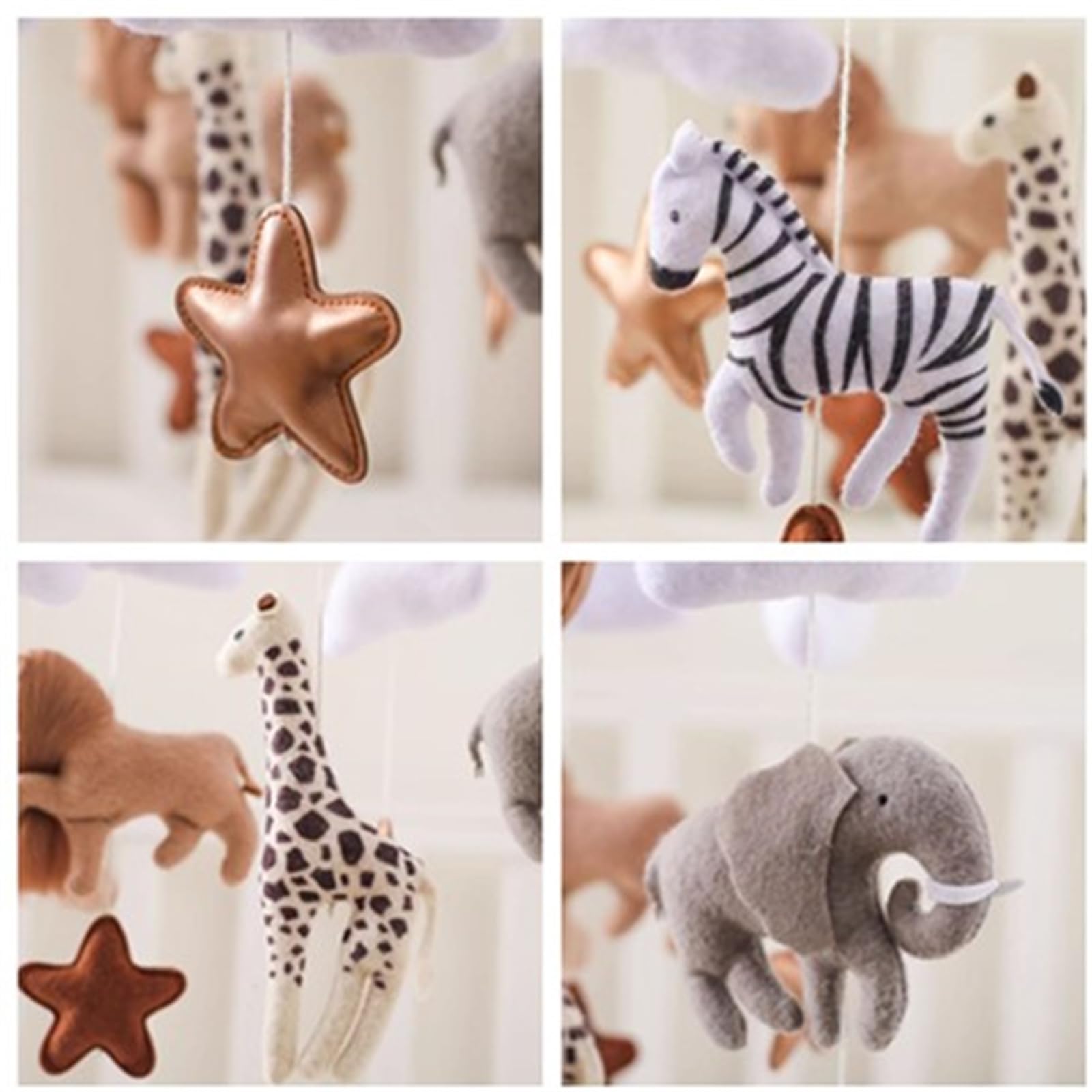 Мобиль Baby Cot Bell Forest Animals Ветряные Колокольчики 52 x 24 см, фото №5