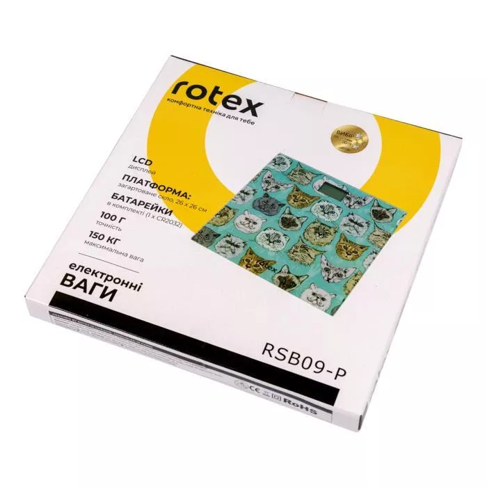 Весы напольные Rotex RSB09-P 150 кг, фото №3 Весы напольные Rotex RSB09-P 150 кг, фото №3