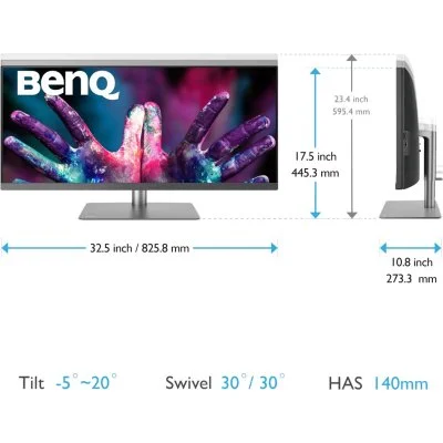 Монитор BenQ PD3420Q (9H.LJHLB.QPE), фото №10 Монитор BenQ PD3420Q (9H.LJHLB.QPE), фото №10