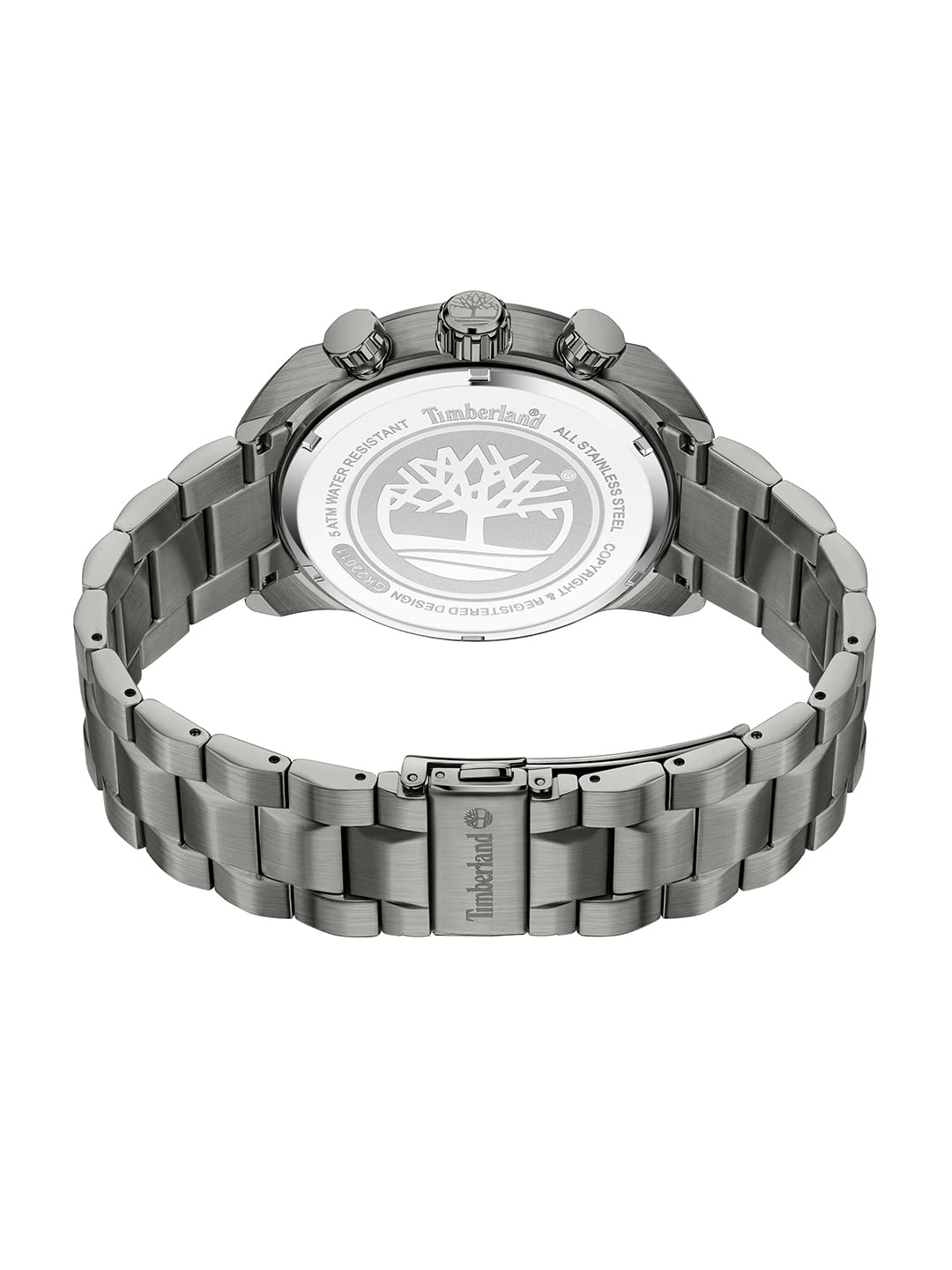 Чоловічий годинник Timberland TDWGK2201104 Quartz з сталевим ремінцем, чорний, Modern, фото №3