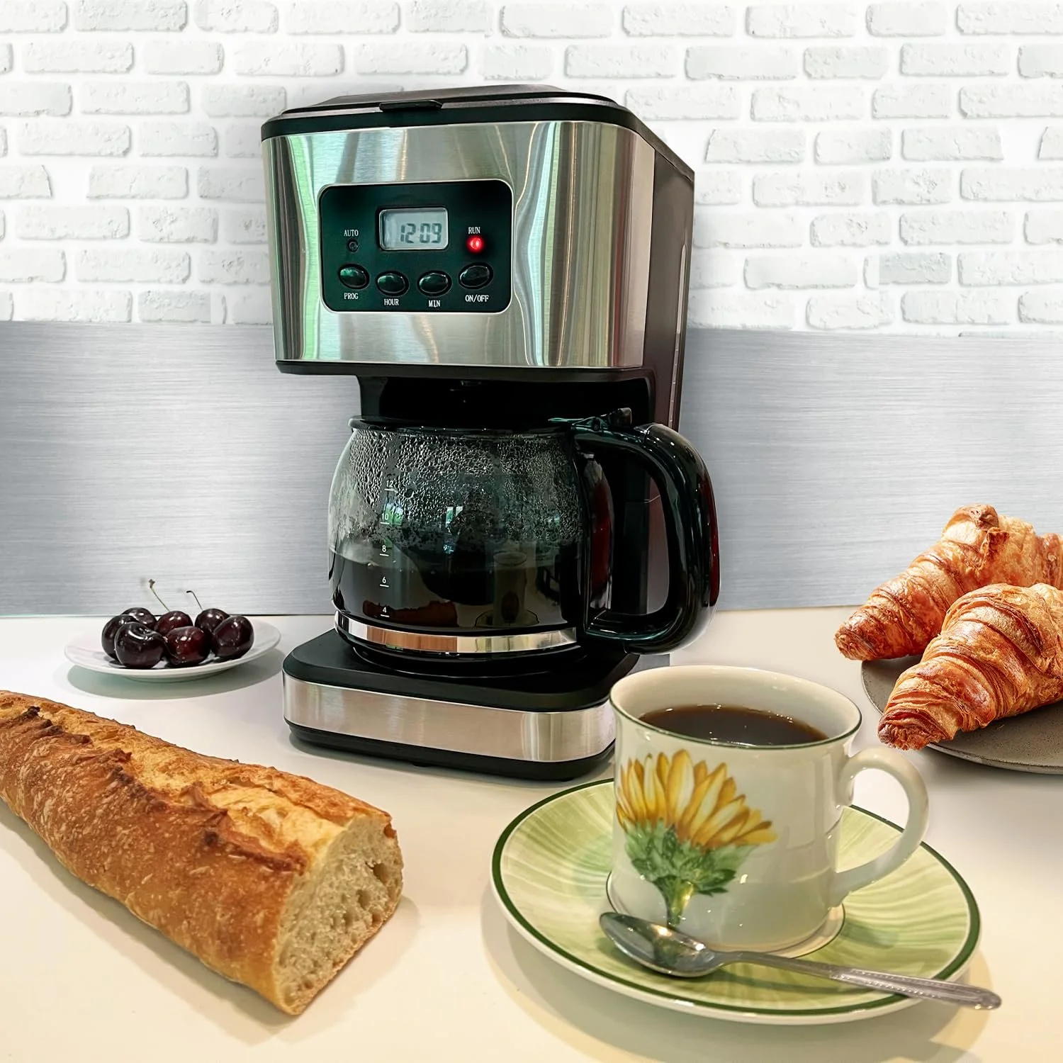 Кофеварка фильтровальная LITTLE BALANCE Café Control 8630 1,5 л 12 чашек 900 W Черный, фото №4