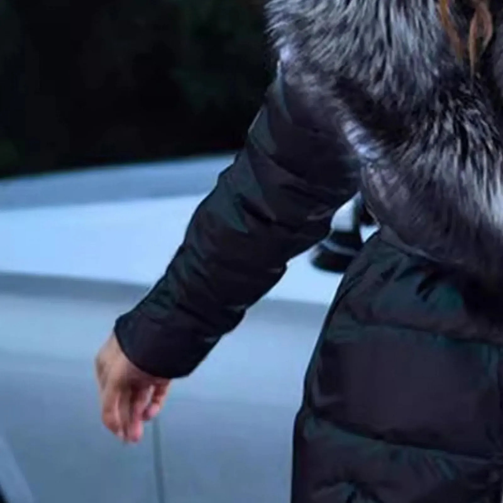 Пуховик с меховым воротником OULIWANGLUO Glitter Теплая зимняя, фото №3