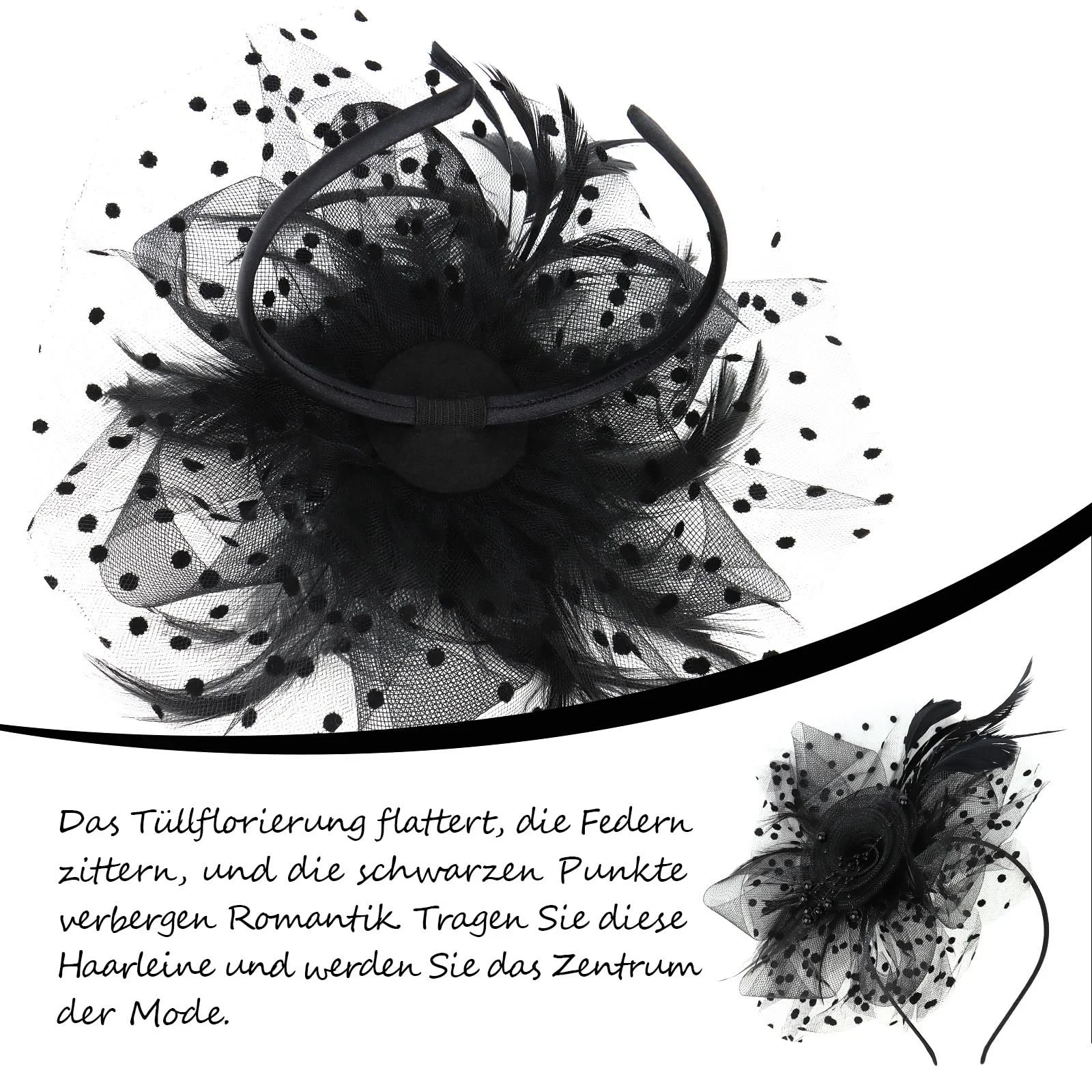 Обруч Перья и Цветы, фото №7