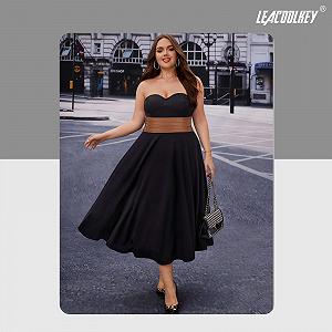 Пояс-обі LEACOOLKEY Жіночий зі штучної шкіри широкий ретро коричневий synthetic.ua - Фото 1
