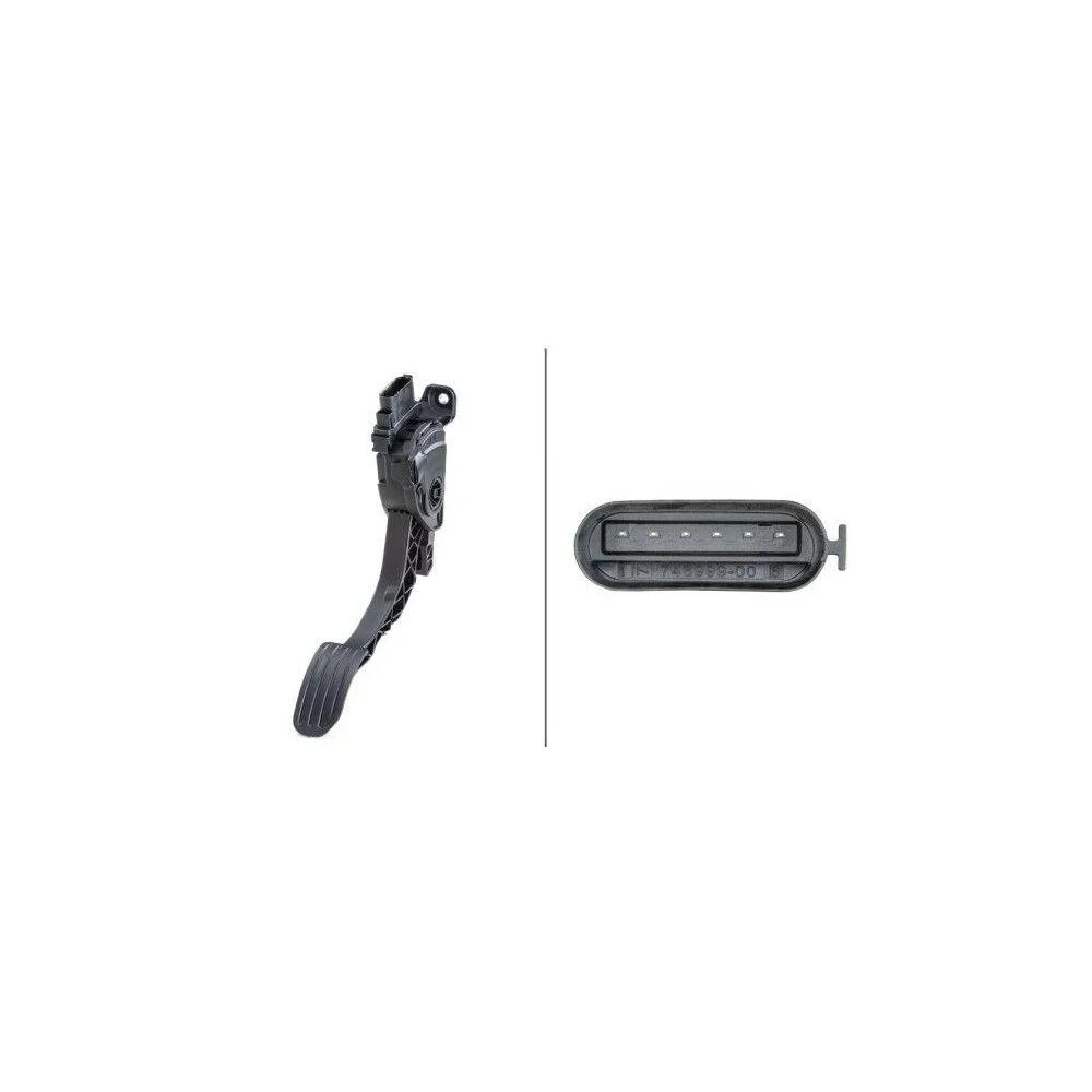 Датчик положения педали акселератора HELLA 6PV 010 834-801 для VOLVO, фото №1