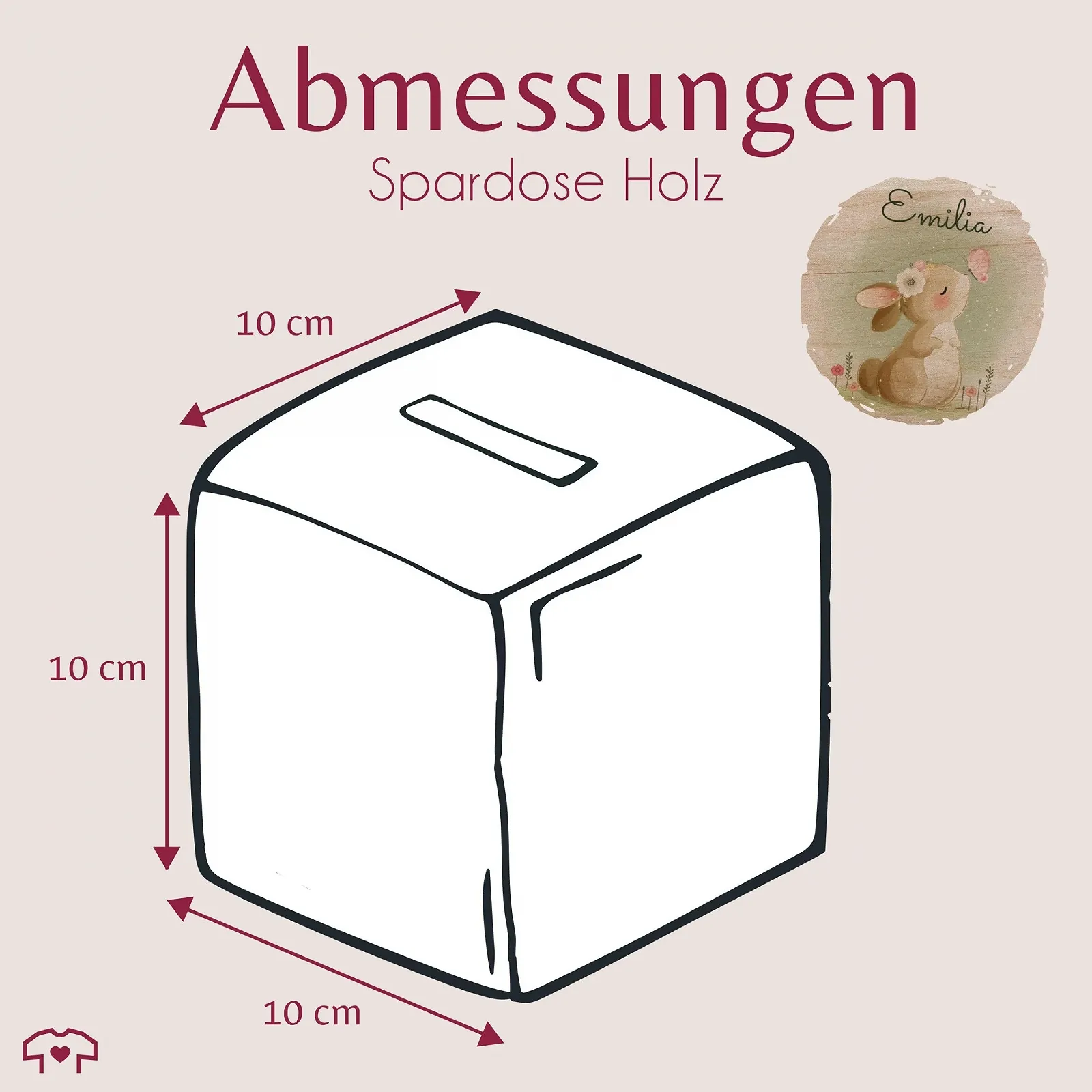 Скарбничка Rabbit Дерево, фото №3