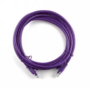 Патч-корд 10м RJ-45, Cat.5e, CU медь фиолетовый Ritar (PCR-CU/10Pe 04292 - Фото 1