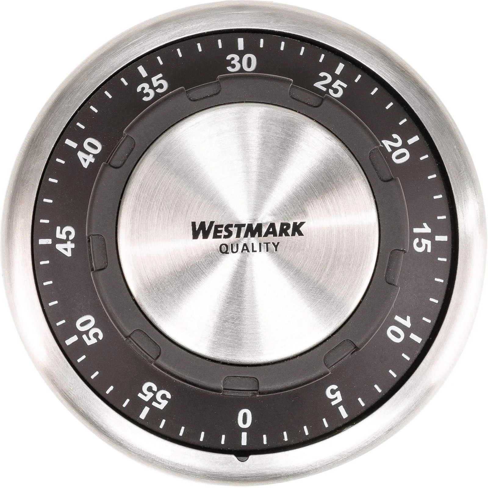 Механический магнитный кухонный таймер Westmark Redondo 10922260 1-60 минут Нержавеющая сталь / Пластик Антрацит / Серебристый, фото №3