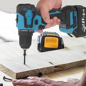 Дрель Cordless Screwdriver 23 Plus 1 Torsion 1700 об/мин Светодиодная подсветка Эргономичная рукоятка synthetic.ua - Фото 1