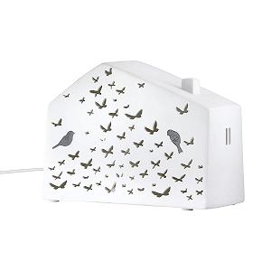 Настільна лампа GILDE Birdhouse порцелянова 14 x 19 см Матова біла - Фото 1