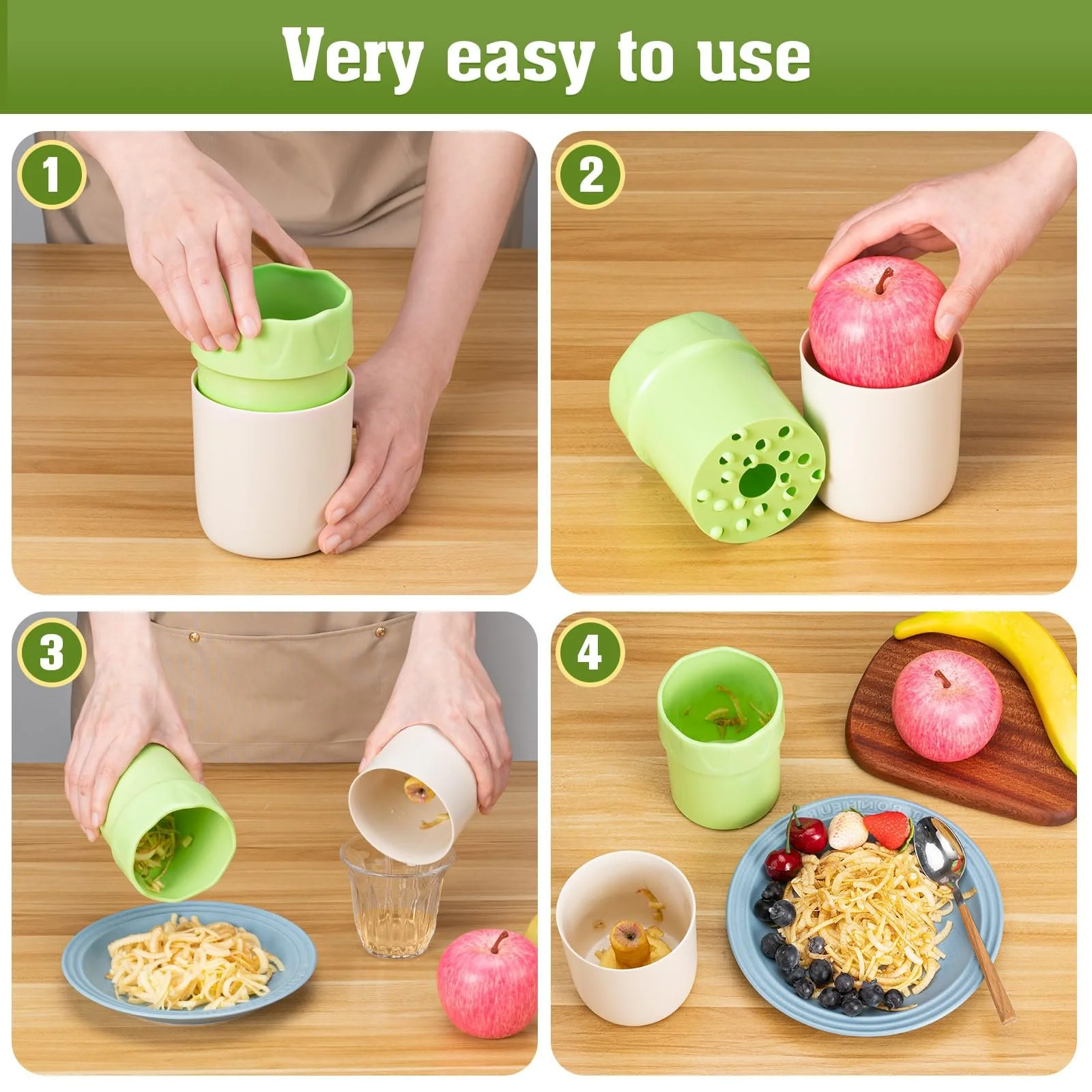 Ручна терка Apple, фото №3