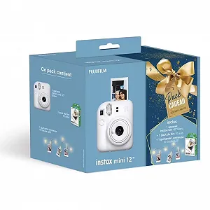 Фотокамера мгновенной печати FUJIFILM Instax Mini 12 Gift Pack Limited Edition Белая - Фото 1