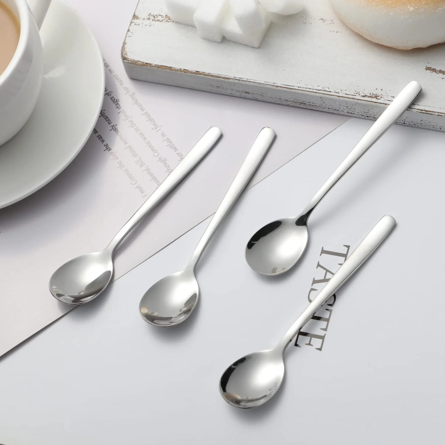 Ложка Десертна Набір з 6 маленьких ложок для еспресо, морозива, фото №7