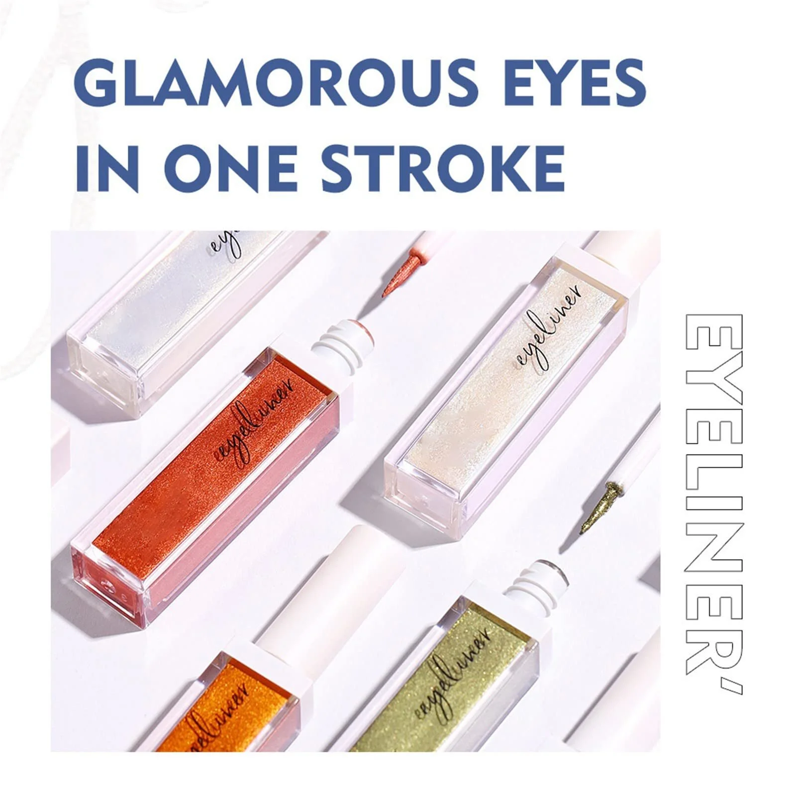 Підводка для очей Рідка Швидковисихаюча  3 мл (світло-блакитний), фото №4