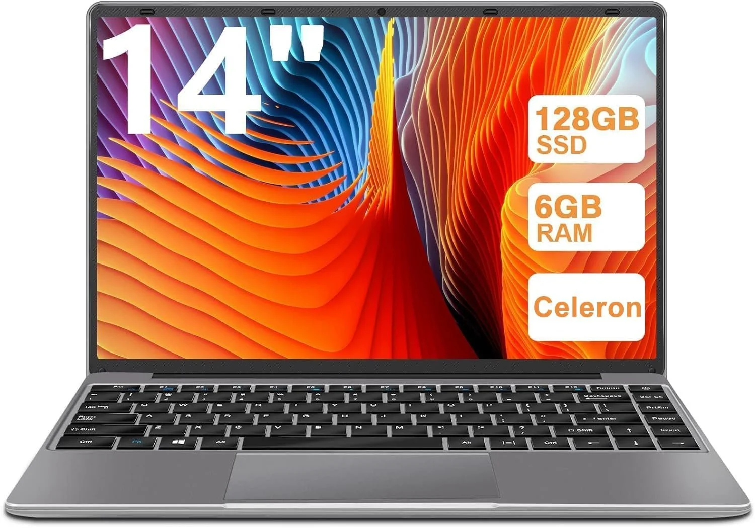 Ноутбук 14" Wozifan W5 Intel Celeron N4020C RAM 6GB SSD 128GB Windows 11, фото №1